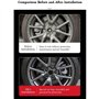 kykj 4 pièces 55mm Auto Cache Moyeux pour Maserati Levante Quattroporte Ghibli Granturismo, Enjoliveurs de Moyeu Capuchon De Cen