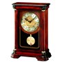 Horloge de cheminée en bois à quartz à batterie de Seiko avec carillon de Westminster ou de Whittington et contrôle du volume Qx