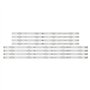 OVAIRES Kit 8 pièces Bande de rétro-éclairage LED for LG 49UJ630V 49LJ550M 49LJ5500 49LG594V NC490DUE-AAFX1-41CA GAN01-1294A-P1