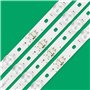 OVAIRES Kit 8 pièces Bande de rétro-éclairage LED for LG 49UJ630V 49LJ550M 49LJ5500 49LG594V NC490DUE-AAFX1-41CA GAN01-1294A-P1 