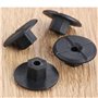 TVAAGHBCBR 20 pièces Garde-Boue Garde-Boue Garde-Boue Passage de Roue Fixation de Panneau de Pare-Chocs Clips de Trou de 4mm com