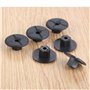 TVAAGHBCBR 20 pièces Garde-Boue Garde-Boue Garde-Boue Passage de Roue Fixation de Panneau de Pare-Chocs Clips de Trou de 4mm com