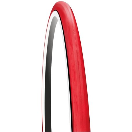 GORIX Bike Home Trainer Pneu 700 × 23c Réduction du Bruit Vélo (Rouge)