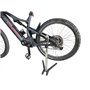 Gioma Bikestand Stilo Gc 215-00 vélo pour Support stationnement de Fourche arrière Adulte Unisexe, Peinture Grise martelée chrom