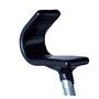 Gioma Bikestand Stilo Gc 215-00 vélo pour Support stationnement de Fourche arrière Adulte Unisexe, Peinture Grise martelée chrom