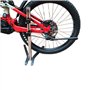 Gioma Bikestand Stilo Gc 215-00 vélo pour Support stationnement de Fourche arrière Adulte Unisexe, Peinture Grise martelée chrom