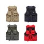 MekUk Homme Gilet de Pêche Veste [Modèles amovibles] gilet d'été multi-poches de pêche hommes minces photographes en plein air é