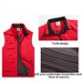 MekUk Homme Gilet de Pêche Veste Les vêtements de Travail Multi-Poches Multi-Poches Gilet Outillage pour Photographie en Plein A
