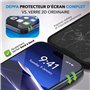 Deppa [2 pièces pour Iphone 14 Pro (6.1') Verre Trempé [Couverture Complète] Avec Kit d’Installation Facile sans bulles, Ultra r