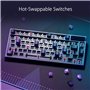 ASUS ROG Azoth Clavier de Jeu mécanique sans Fil (Facteur de Forme 75%, commutateurs ROG NX, Touches PBT Doubleshot, écran OLED,