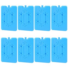 Xbsduih Lot de 8 paquets de glace pour boîte à déjeuner – Emballage pour congélateur ultra-fin réutilisable – Emballage frais de