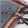 DUROX Ciseaux multifonction en acier inoxydable, parfaits pour le bricolage. Ciseaux robustes avec lame dentelée. Ciseaux univer