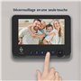 VEGATON Visiophone Vidéo 2 Fils – Sécurité Renforcée avec Écran 7", Caméra HD, Déverrouillage Intelligent, Vision Nocturne, Étan