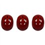 ZIUTPDAX Lot de 3 casques de protection de sécurité 11 trous de respiration pour kayak