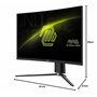 MSI MAG 27CQ6PF Écran Gaming incurvé FHD de 27" - Dalle Rapid VA 2560 x 1440 1500R, 180 Hz / 0,5ms (GtG, Min.), AMD FreeSync - D