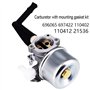Cpolebev Carburateur pour 696065 697422 110402 110412 215369 Carburateur de Rechange pour Moteur de Motoculteur