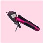 La Charge Usb De Fer Pince À Friser De Redresseur De Cheveux Led Le Fer De Vague Imperméable, Rouge