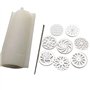 Oikabio 1 ARYLIQUE Tirer Travers de la Formeuse de Savon Kaléidoscope Moule de Savon en Silicone Tube 1000Ml