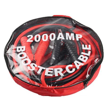 SHAPOKY Câble de démarrage d'urgence de voiture - 6 m - 2000 A - Avec protection de - Pour démarrage de batterie de voiture