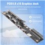 casstaly OcuLink/SlimSAS Station d'accueil graphique avec support pour carte graphique externe GDS1-SFX Alimentation PCIE4.0 X16