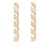 Widybord Porte-chapeaux verticaux pour casquettes de baseball en bois - Support mural pour placard