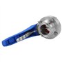 iToQ 4X 1-1/2 Pouce 38mm SS304 Vanne Papillon Tri Pince de 1,5 Pouce Sanitaire en Acier Inoxydable Déclencheur À Presser pour Pr