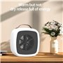 Cpolebev Chauffage D'Appoint Portable Mini Ventilateur de Bureau à Air Chaud avec Poignée Chauffage Électrique Léger Chauffage p