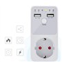 CENMEN Prise intelligente programmable avec minuteur de compte à rebours, prise électrique 6HR pour interrupteur d'interface USB