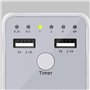 CENMEN Prise intelligente programmable avec minuteur de compte à rebours, prise électrique 6HR pour interrupteur d'interface USB
