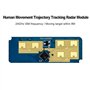 HLK-LD2450 24G Smart Home Wave Corps humain Mouvement Mouvement Cible Module Capteur Radar Distance Test Vitesse Facile à Utilis