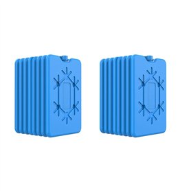 IGUATU Lot de 16 paquets de glace pour boîte à déjeuner – boîtes de congélation ultra-fines réutilisables – boîtes fraîches de l