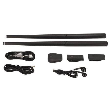 Juqoyue Kit de Batterie de Réalité Virtuelle 2 Modes Ensemble de de Batterie à Air Simulation Prise en Charge MIDI Adaptateur de