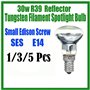 Lampe à Lave de Remplacement E14 R39 30W Projecteur à Visser Ampoule RéFlecteur Clair Spot Ampoules Lave à Incandescence 1 PièCe