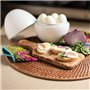 Puooifrty Coquille d'œufs - Cuiseur à œufs pour micro-ondes - Cuiseur vapeur parfaitement les œufs et détache la coque