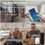 Boddceto Module de Commutateur à Contact Sec Intelligent WiFi Tuya 10A Relais de Disjoncteur Universel à Monter Soi-Même Fonctio