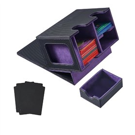 LOLPALONE Boîte de de Cartes Présentoir de Cartes avec Plateau à Dés Deck Box Deck Box Contenant plus de 160 Cartes à Collection