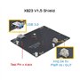JUJNE Kit NASPi + boîtier en métal + carte d'extension X823 + carte X-C1 pièces de rechange PWM pour serveur de stockage Raspber