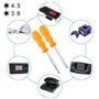 Reionppy Ensemble D'Outils De Tournevis De Sécurité Gamebit 3,8Mm 4,5Mm Réparation Ouverte Compatible Avec Super pour/Snes / 8 B