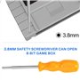 Reionppy Ensemble D'Outils De Tournevis De Sécurité Gamebit 3,8Mm 4,5Mm Réparation Ouverte Compatible Avec Super pour/Snes / 8 B