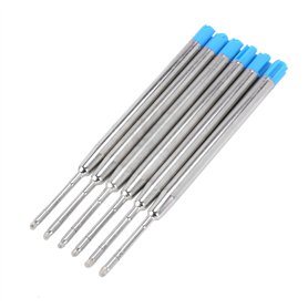 6 Recharges pour à Bille 10 Cm Bleu Grosses Recharges