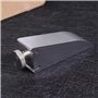 Breeshy Support de papier abrasif en 3 parties en alliage d'aluminium, pince de ponçage, rabot d'angle intérieur, polissage, pap