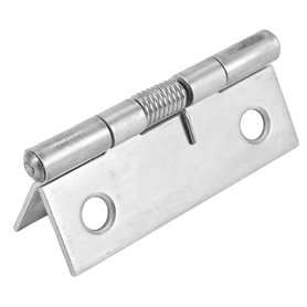 Melitt Charniere de porte a ressort a fermeture automatique de 2 po en acier inoxydable