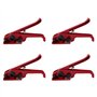MQODLFP 4X Tendeur de Ceinture en Plastique pour Animaux de Compagnie Cerclage de la Machine Presse à Balles Tendeur Manuel Pack