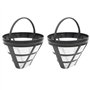 Melitt Lot de 2 filtres réutilisables n°4 pour cafetière - Compatible avec la plupart des machines à café de 8 à 12 tasses