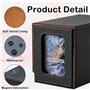 Sctecoau Boîte de de Cartes Présentoir de Cartes avec Plateau à Dés Deck Box Deck Box Contenant plus de 160 Cartes à Collectionn