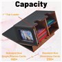 Sctecoau Boîte de de Cartes Présentoir de Cartes avec Plateau à Dés Deck Box Deck Box Contenant plus de 160 Cartes à Collectionn