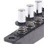 Spourita 3X Interrupteur à Clavier pour Hotte de Cuisine, Interrupteur à Bouton-Poussoir pour Divers Appareils ÉLectroméNagers e