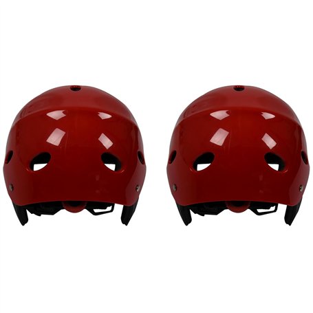 ZIUTPDAX Lot de 2 casques de protection 11 trous de respiration pour kayak