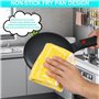 Puleuroy Revêtement Antiadhésif Crêpière Électrique 600W Crêpière Électrique Portative à Main pour Crêpes Plaque Chauffante Élec