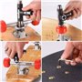 Ggnaxivs Outil de Skate L'Intégration Outil de Planche à roulettes à Cliquet Multifonction L'Intégration avec Kit de Gomme à Eff